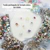Venda por atacado pacote inteiro 360 única forma mista cor pontiaguda fundo amor gordura quadrado K9 cristal vidro nail art especial em forma de diamante