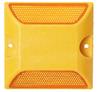 Tachas de Estrada de Plástico Refletivo Placas Elevadas de Estrada Marcadores de Segurança Viária Marcadores de Contorno Refletivos Dupla Face 3m Amarelo e Branco Segurança Refletiva