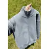Coleção Outono 2026 Nova: Cardigan Suéter Pesado Tamanho Grande 1000g, P-5X JM26701-39