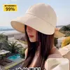 Chapéu de Pescador de Aba Larga para Mulheres, Novo Modelo 2026, Proteção Solar, Proteção UV, Aba Larga, Chapéu de Sol com Aba Bico de Pato