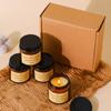 Vela de aromaterapia transfronteriza para el hogar, dormitorio, incienso, botella marrón, botella de té, cera de soja, aceite esencial vegetal, fragancia, regalo de acompañamiento.