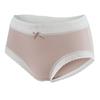 Nueva ropa interior de seda helada para mujer, de alta elasticidad, con contraste, grafeno, transpirable, japonesa, de cintura media, sin marcas.