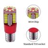 Lâmpada de decodificação para carro T10 3014 atacado 57SMD led sem degraus luz de porta lâmpada indicadora de largura lâmpada de decodificação