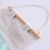 Bolsa Pendurada de Três Camadas em Tecido de Algodão e Linho para Armazenamento Atrás da Porta, Bolsa de Armazenamento Multifuncional para Detritos de Parede de Dormitório, Armazenamento Montado na Parede