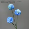 Flores Artificiales Azules Ramo Materiales para Decoración de Escena de Boda, Rosas Azules para Arreglo de Piso de Salón de Bodas y Flores Decorativas