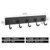Ganchos de Acero Inoxidable sin Clavos de Múltiples Filas Transfronterizos con Adhesivo Fuerte para Cocina y Baño, Ganchos de Pared sin Clavos, Ganchos de Pared Adhesivos sin Rastro