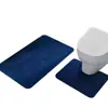 Directo del fabricante: Alfombra de suelo de forro polar coral con relieve de guijarros para baño y inodoro, absorbente de agua y antideslizante, juego de dos piezas para inodoro