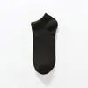 Calcetines desechables para hombre y mujer 100 pares de calcetines de verano sin pelusa color negro y blanco para viaje entrenamiento militar de caña baja calcetines de barco