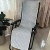 Nuevo Cojín para Sillón Reclinable de Peluche Respaldo Integrado Otoño e Invierno Oficina Descanso para Almorzar Silla Cama Plegable Perezosa Cojín