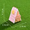 Micro paisagem decoração desenho animado bonito doce casa de campo jardinagem bonsai paisagem decoração acessórios decoração de mesa
