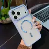 Aplicável para iPhone 18 Pro Max Capa de Celular Magnética Ondulada Padrão CD Apple 17 Fosca Sensação de Pele Cobertura Total Capa Protetora