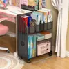 Estante de Almacenamiento Multifuncional para el Hogar Estante de Almacenamiento Debajo del Escritorio Multicapa con Ruedas Estantería al Lado del Escritorio Estante de Almacenamiento para Estudiantes