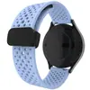 Adequado para Relógio Samsung/Huawei/Xiaomi Malha Respirável Dobrável Fivela Magnética Pulseira de Silicone 20/22mm