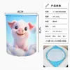 Cesta para Ropa Sucia Zodiaco Cerdo Cubo de Almacenamiento para Ropa Sucia del Hogar Cesta de Lavandería de Gran Capacidad Cubo de Almacenamiento para Ropa