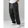 Pantalones de Trabajo Casuales a Rayas de Secado Rápido de Venta Caliente en Verano para Hombre, Pantalones Paracaídas Deportivos de Alta Calle Americana de Comercio Exterior Transfronterizo