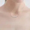 Colar de Flor de Glicínia com Zircônia para Mulheres 2025 Novo Estilo Tendência Luxo Leve Design de Nicho Fashionable Clavicular de Alta Qualidade