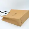 Saco de Papel Espesso para Roupas Embalagem Universal Promocional para Presente Simples com Logotipo da Empresa
