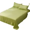 Sábana de una sola pieza, amigable con la piel, tela cepillada, adecuada para camas individuales o dobles, universal para todas las estaciones, funda de almohada para dormitorio de estudiantes, venta al por mayor de fábrica
