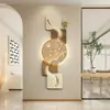 Pinturas decorativas de entrada e sala de estar transfronteiriças, luzes LED, parede de fundo de sofá vertical, novo estilo chinês, de alta qualidade, arte de parede criativa