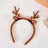 Accesorios Navideños para el Cabello de Bosque Relleno, Lindas Horquillas de Astas de Alce, Diademas, Horquillas para el Día del Niño, Flequillo, Adornos para la Cabeza de Mujer