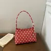 Bolsa de Hombro Tote con Textura, Diseño de Nicho, Lunares, Nueva Moda Verano 2026, Elegante, Alta Apariencia, Simple, Versátil
