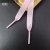 Nuevos Cordones de Zapatos de Satén de Poliéster de Color de Doble Cara de Cinta de 1 cm Zapatos de Lona de Satén Imitación Zapatos de Cuero Cordones