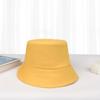 Sombrero de Protección Solar para Primavera y Otoño Estilo Coreano Plato Ligero Color Puro Sombrero de Pescador Clásico Casual Moda Parasol para Exteriores Sombrero de Cubeta Publicitario para Mujeres