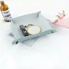 Caja de almacenamiento de escritorio para oficina, aprendizaje, acabado de escritorio, joyas de cuentas, cosméticos, llaves, artículos varios, cuero de PVC, venta al por mayor de fábrica
