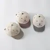 Gorra de Béisbol Vintage Desgastada para Niños con Letras Estilo Urbano, Nuevo Sombrero de Sol para Exteriores para Bebés, Exportación