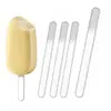 Palitos de Helado Acrílico Transparente Transfronterizo Reutilizables Palitos de Helado Manualidades DIY Hechas a Mano Palitos de Caramelo