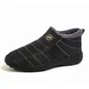 Novas Botas de Algodão Quentes de Tamanho Grande para o Inverno com Forro de Lã, Botas de Neve Espessadas Estilo Velho Pequim, Sapatos Casuais Quentes