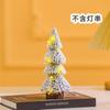 Mini árbol de navidad ambiente navideño sentido decoración diseño de escena diy cedro adornos de escritorio ventana micro paisaje