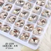 Pedras de Strass K9 de Alta Qualidade para Nail Art de Ninho de Pássaro, Coloridas Luxuosas e Deslumbrantes, Ovos de Pombo de Vidro, Strass de Ponta Traseira de High-End para Nail Art