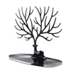 Adorno Creativo con Forma de Árbol de Astas Caja de Almacenamiento de Joyería Exhibidor para Pendientes, Collares, Pulseras, Llaveros Colgador