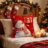 Fundas de Cojín con Ambiente Navideño, Fundas de Cojín Estampadas para Decoración del Hogar, Decoración Festiva para Sala de Estar, Cojines para Sofá al por Mayor