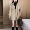Gabardina Corta para Mujer 2026 Primavera y Otoño Nuevo Estilo Petite Casual Versión Coreana Abrigo de Invierno Chic Estilo Británico Chaqueta Popular