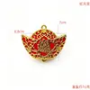 Plástico Dourado Caractere Fu Yuanbao Peixe Nó Chinês Acessórios Ábaco Moedas de Cobre DIY Festivo Casamento Festival da Primavera Pingente Atacado