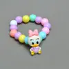 Pulsera para niños pulsera niña patito hongo caricatura pulsera de cuentas regalo para niños de jardín de infantes venta al por mayor
