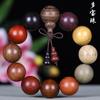 Sándalo Verde, Sándalo Negro, Palo de Rosa, Sándalo Rojo de Hoja Pequeña, Pulseras de Madera, Cuentas de Oración Budistas, Pulseras de 108 Cuentas, Artesanías de Madera al por Mayor