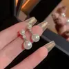 Brincos de laço de zircônia micro-cravada de nicho de luxo leve para mulheres brincos da moda de ponta que combinam com tudo para celebridade da internet