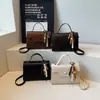 Bolso Nuevo de Invierno 2025, Bolso Bandolera Cuadrado Pequeño de Moda y Gama Alta, Bolso Cruzado de Hombro Único Retro Esmerilado Estilo Coreano