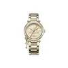 Reloj Vivian Rose Powder Reloj Rosa Oscuro Occidental Reloj de Cuarzo Saturno Banda de Acero Reloj para Mujer Pequeño Azul V Pequeño Reloj Dorado