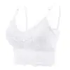 Beleza transfronteiriça respirável nas costas alça de ombro ajustável sutiã plus size feminino peito envolto Roupas íntimas esportivas de comércio exterior top tubo de renda acolchoado