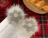Pinza para el cabello de estrella roja de felpa de Año Nuevo, lazo, clip para flequillo, pasador lateral para cabello suelto, pasador, accesorio para el cabello de Navidad