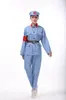 Ropa de actuación del Pequeño Ejército de la Octava Ruta para Adultos y Niños Ropa del Ejército Rojo Ropa de la Guerra Antijaponesa Ropa de la Guardia Roja Ropa de Actuación Danza Uniforme Militar