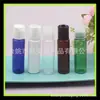 30ml Botella de plástico de hombro plano Qianqiu con tapa blanca Botella con tapa de dispensador para loción Botella para limpiador facial Botella de PET con tapa Qianqiu