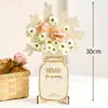 Adorno Artesanal de Caja Hueca Estilo Country Americano Transfronterizo para Arreglo Floral de Boj con Base para Decoración Interior del Hogar, Puede Usarse como Objeto Sagrado