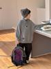 Sudadera con capucha cálida Aimobeibei para niños 2025, forrada de forro polar, para niños y niñas, estilo coreano, engrosada, a la moda, bordada