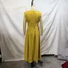 Ins transfronterizo europeo y americano 2026 nueva moda elegante Amazon ropa de mujer al por mayor diseñador sin mangas vestido acampanado