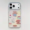 La nueva funda de teléfono de diamante de color claro KT cat de Koyi es adecuada para iPhone 17 Pro Max, linda para Apple 16, 15 y 14